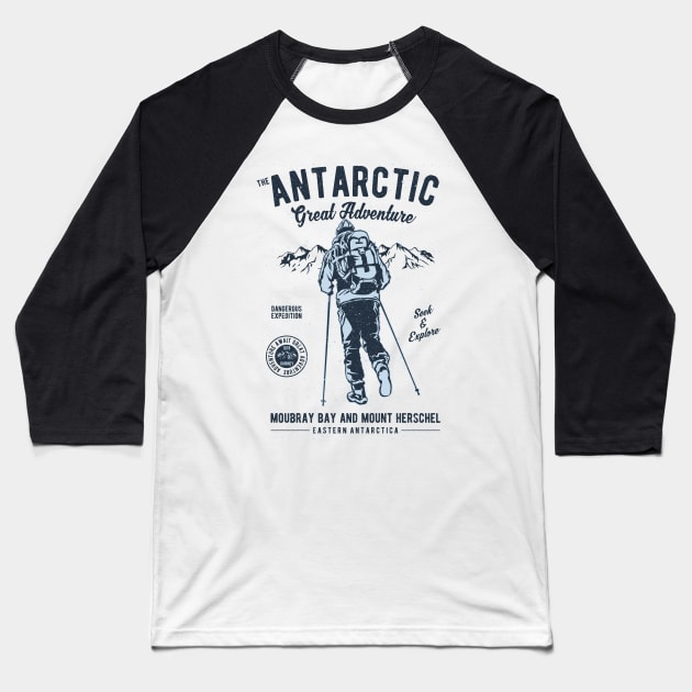 Adventure of the Antarctic, mystical expedition! Baseball T-Shirt by The Hammer